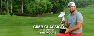Ryan Moore – vô địch CIMB Classic 2013. Hình chụp: Ban tổ chức